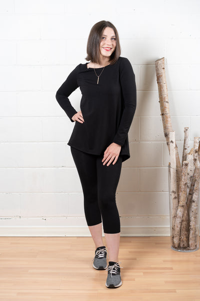 Legging Crop - Bamboo Terry