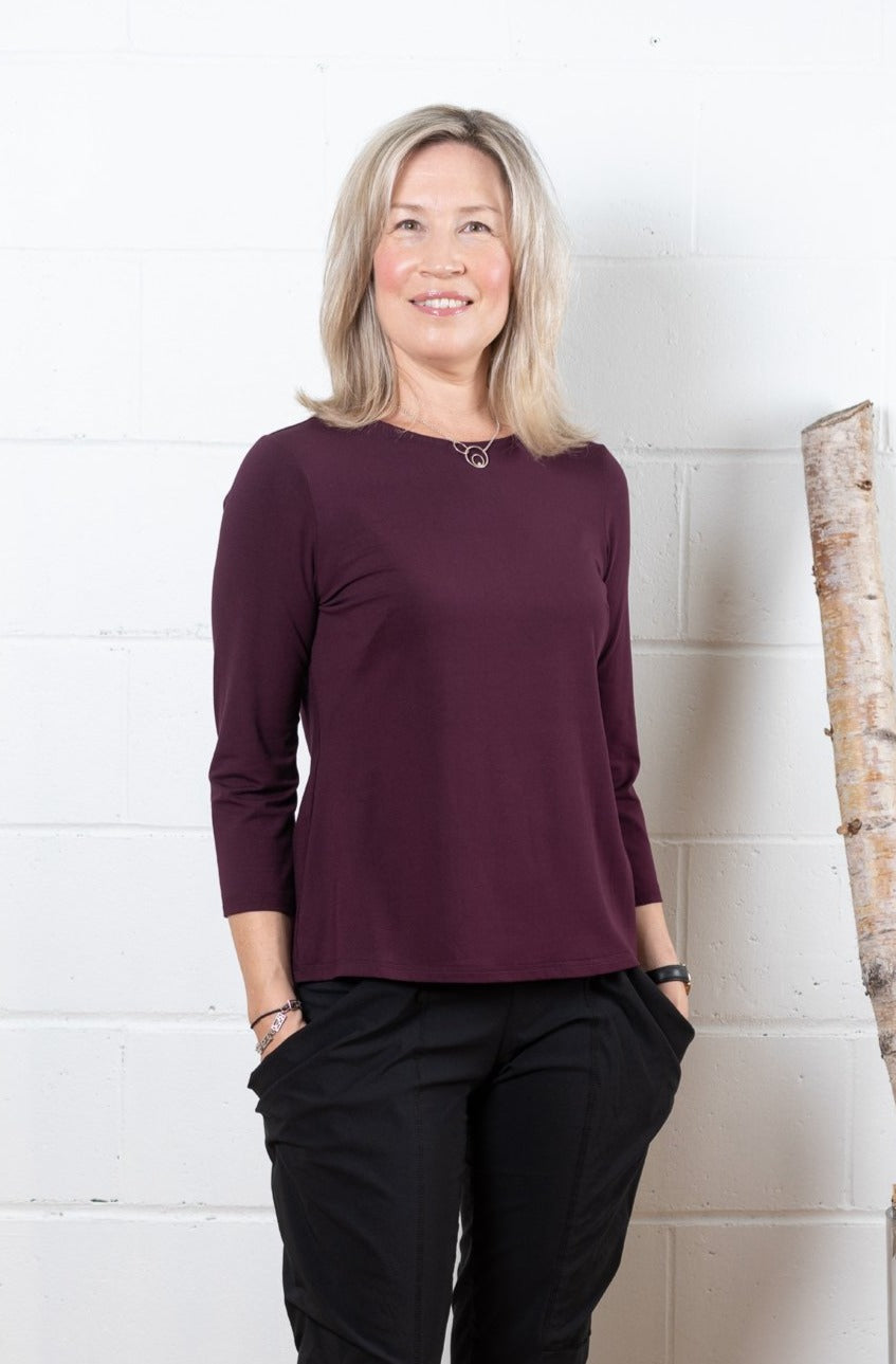 Holly Top 3/4 Sleeve - Viscose