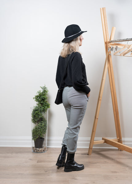 Jolie joggers - houndstooth