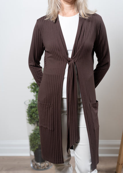 Uliva cardi - rib knit